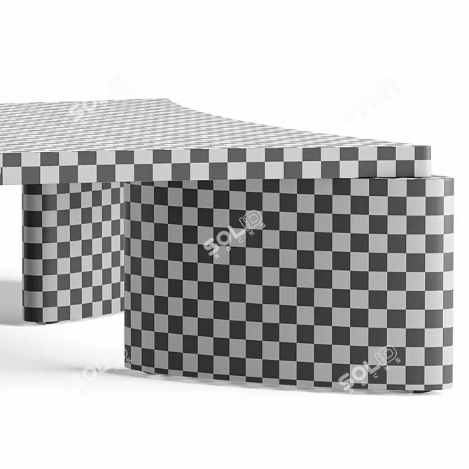Modern Lu Coffee Table by Lulu & Georgia 3D model image 12