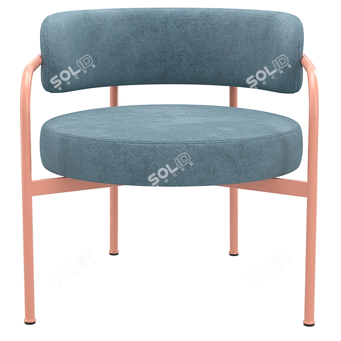 Modern and Versatile Lounge Chair 3D model image 3