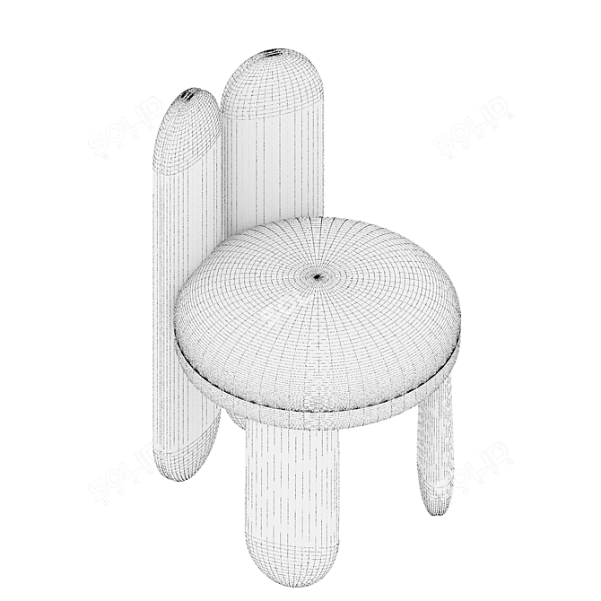 Modnodesign Glazy Chair 85cm 3D model image 3