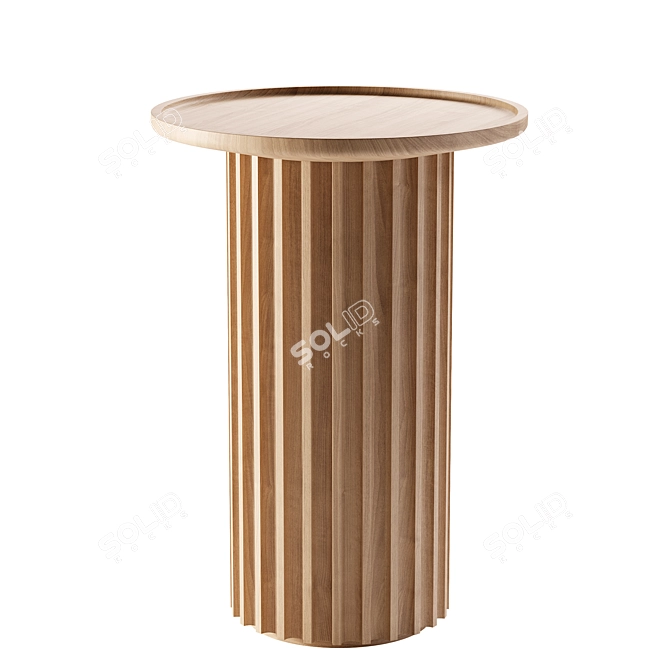 Elegant CAPITELLO Table in Millimeters 3D model image 3