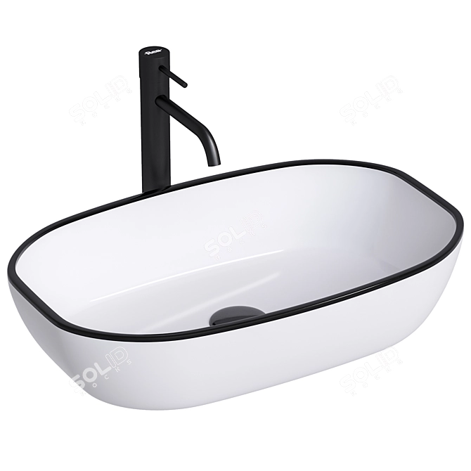 Modern REA Jovita Countertop Sink 3D model image 1