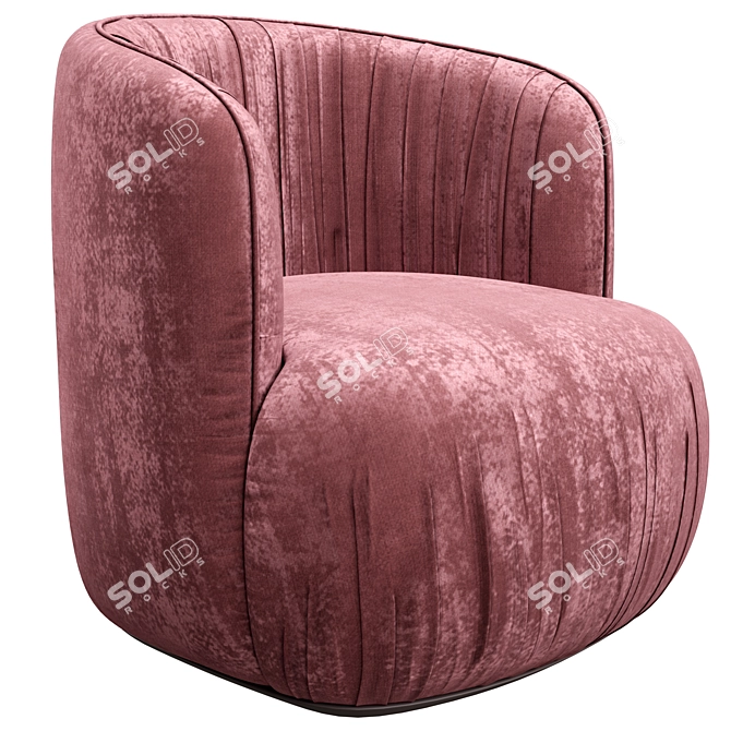Customizable Crystal Armchair by Katerina Kladi 3D model image 1