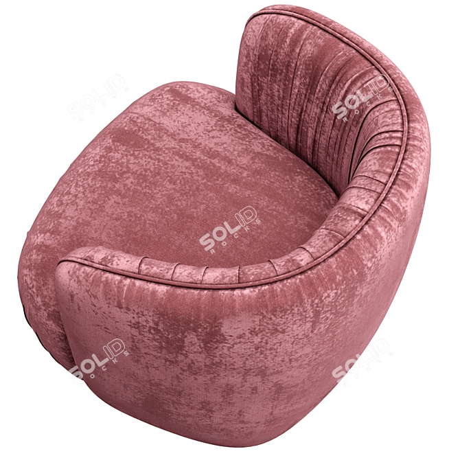 Customizable Crystal Armchair by Katerina Kladi 3D model image 4