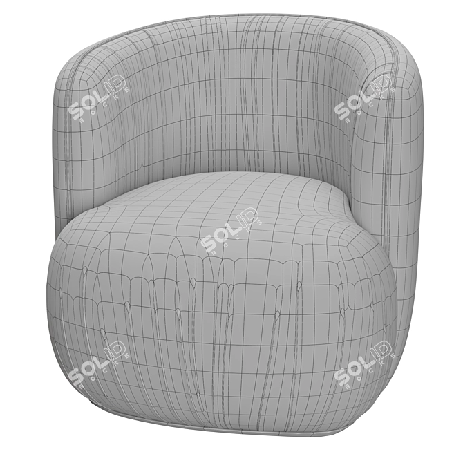 Customizable Crystal Armchair by Katerina Kladi 3D model image 5