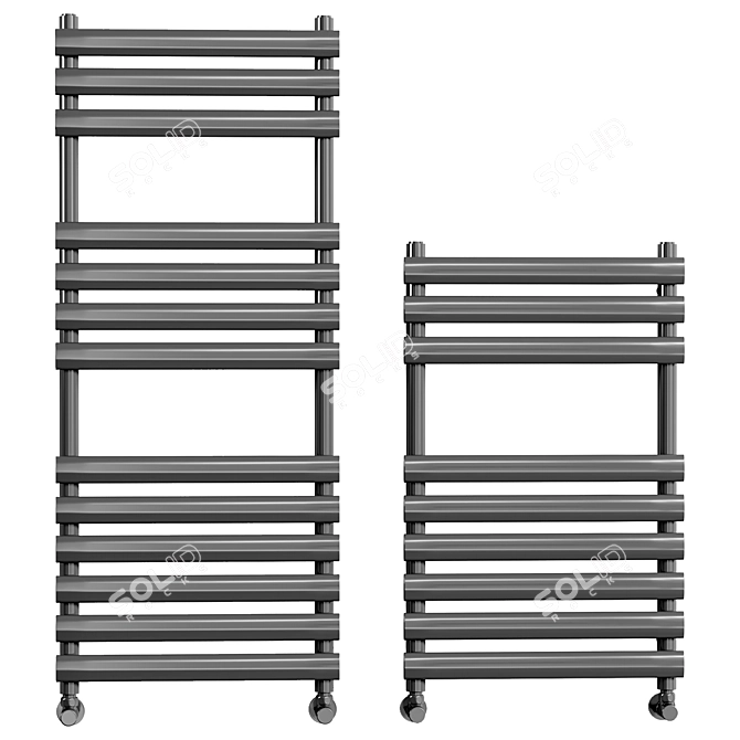 Brenton Milos Heated Towel Rail 3D model image 2