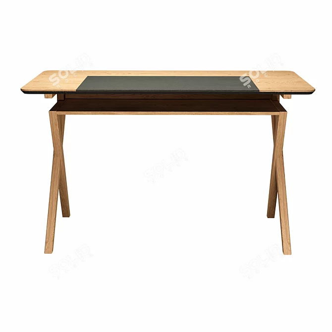  NEWTON by Tohma: Oak Writing Desk 3D model image 4