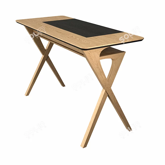  NEWTON by Tohma: Oak Writing Desk 3D model image 8