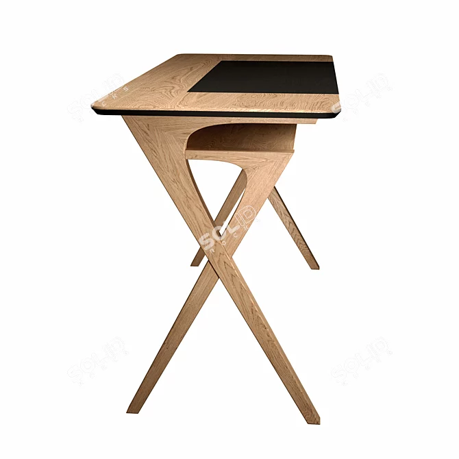  NEWTON by Tohma: Oak Writing Desk 3D model image 10