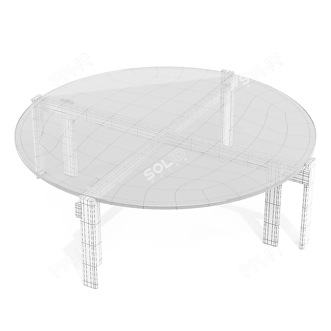 Roche Bobois Paris Paname Coffee Tables 3D model image 3