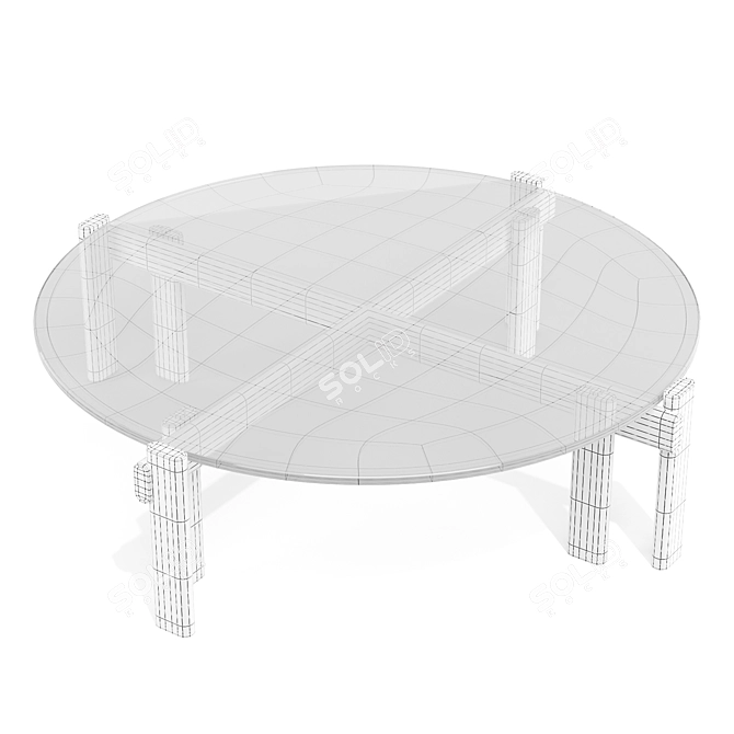 Roche Bobois Paris Paname Coffee Tables 3D model image 5