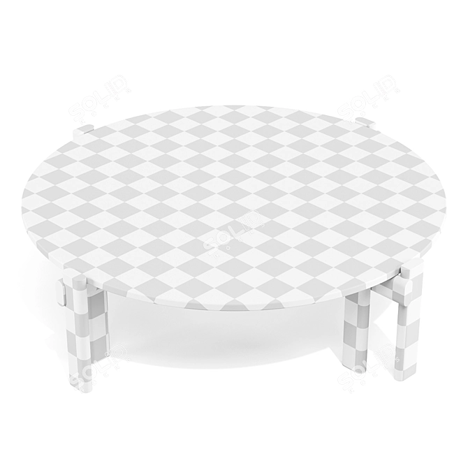 Roche Bobois Paris Paname Coffee Tables 3D model image 7