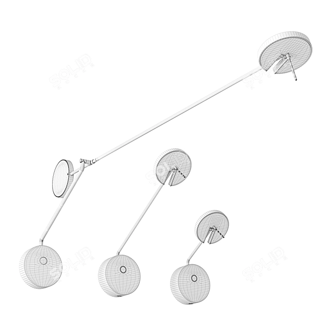 Invisible LED Pendant LedsC4 Set 3D model image 6