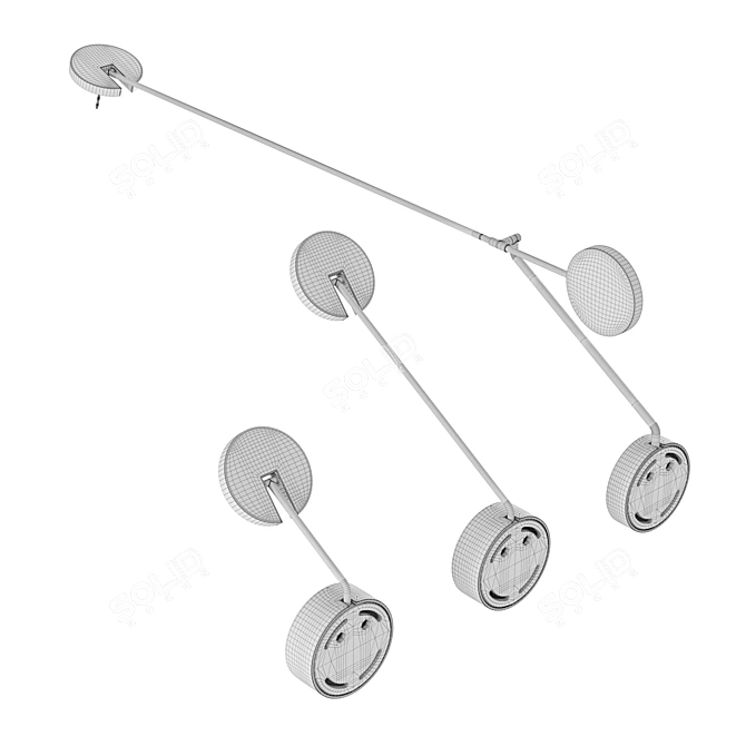 Invisible LED Pendant LedsC4 Set 3D model image 7