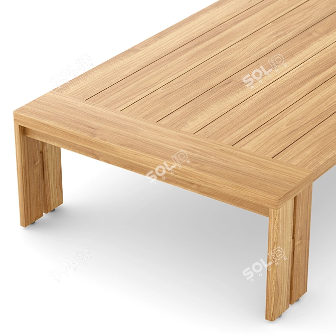 Matira Rustic Coffee Table 3D model image 2