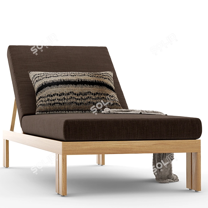 Outdoor Matira Chaise by RH 3D model image 2