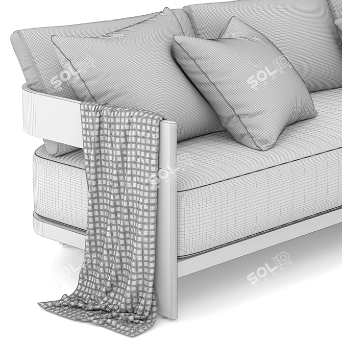 Modern Matira Sofa: Timeless Elegance 3D model image 4