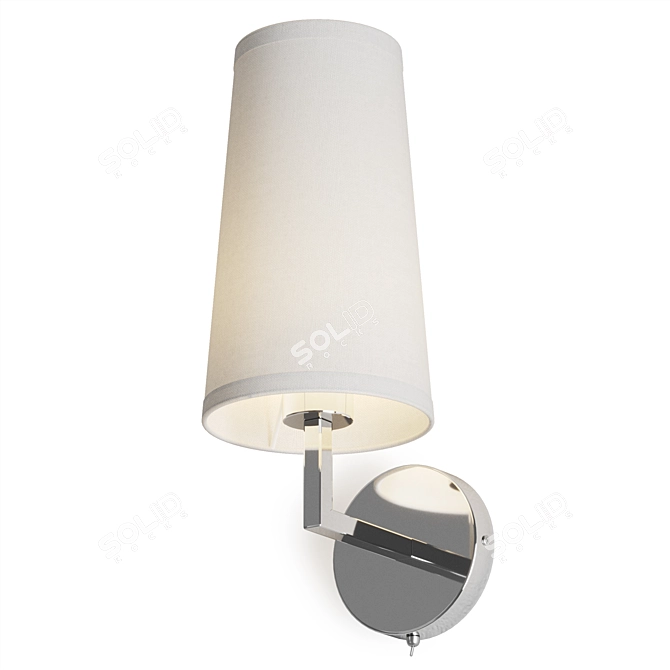 Modern Chic Wall Sconce 3D model image 4