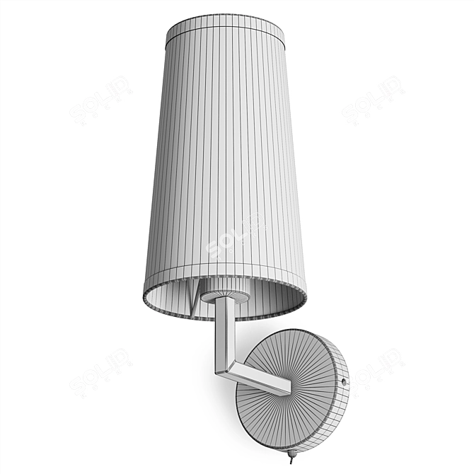 Modern Chic Wall Sconce 3D model image 6