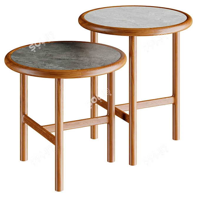  Modern DE PADOVA AVA Table 3D model image 1