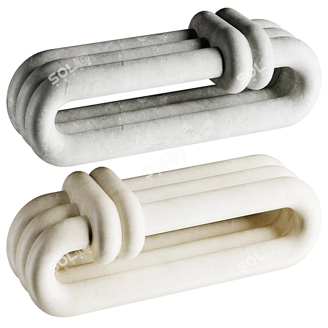 NUDO Bench by Kelly Wearstler 3D model image 1