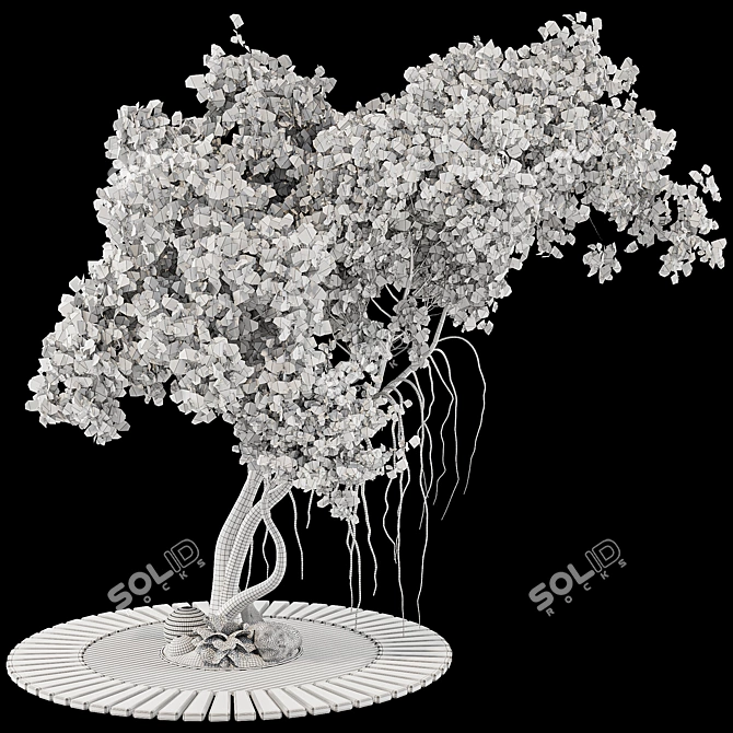  Garden Tree & Bush Plant Set 128 3D model image 7