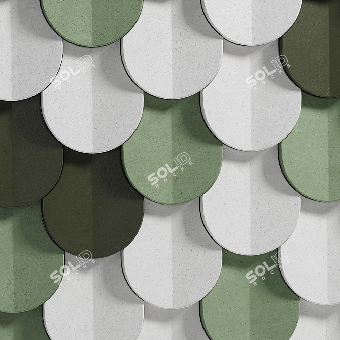 Kaza Shingle Tile Collection 3D model image 9