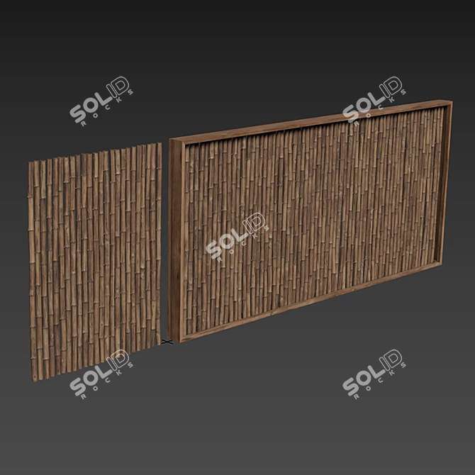Bamboo Polygon Model with Vray 3D model image 4