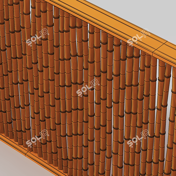 Bamboo Polygon Model with Vray 3D model image 6