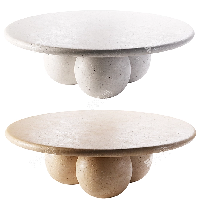 Modern Miro Coffee Table 3D model image 2