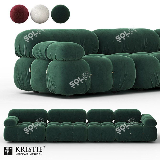 Kristie Mebel Asti Sofa 3D model image 6