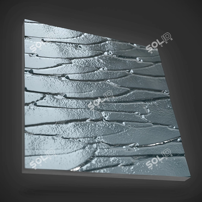 Title: Seamless PBR Glass Materials 3D model image 3