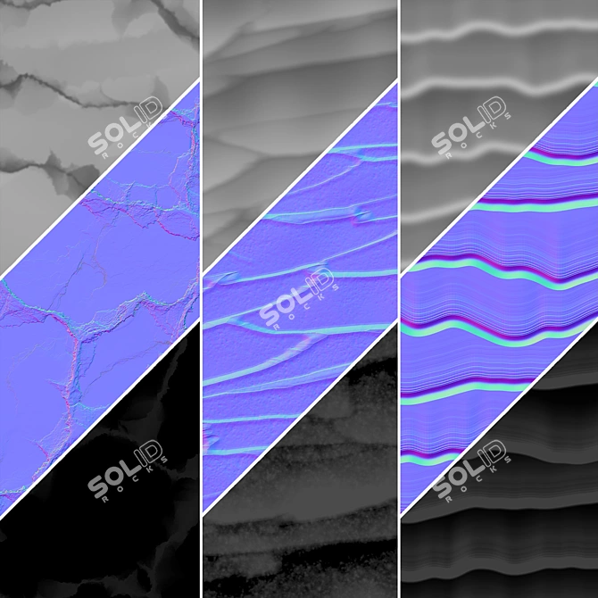 Title: Seamless PBR Glass Materials 3D model image 6