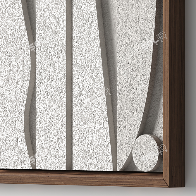 Sculptural Wall Art Masterpiece 3D model image 6
