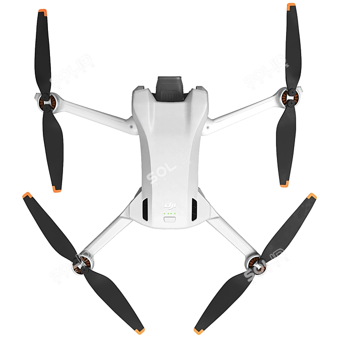 Drone DJI Mini 3 Compatible 3D model image 5