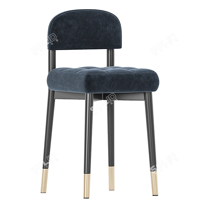 Modern Scandinavian Chair Collection 3D model image 3