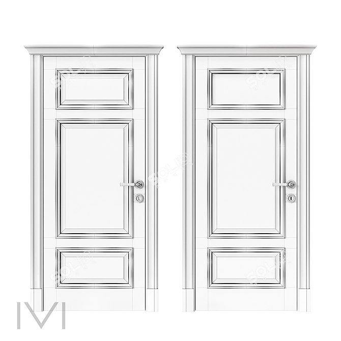 VIVOMOBILI Doors: Petersburg Series 3D model image 4