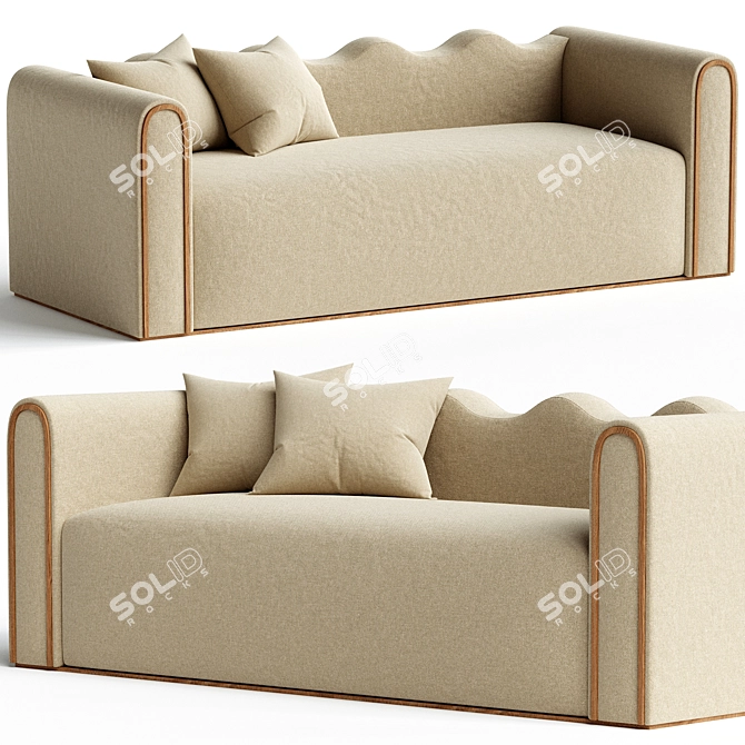 Modern Camarat L Sofa in 3Ds Max Format 3D model image 5