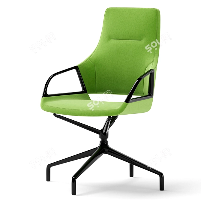 Transformed Turbo Conference Chair 3D model image 4