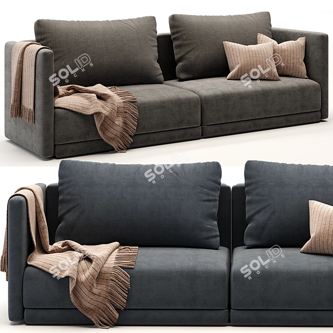 Blanche Katarina 2-Seat Sofa 3D model image 2