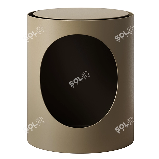 Elegant Metal Side Table by Vandebeek 3D model image 3