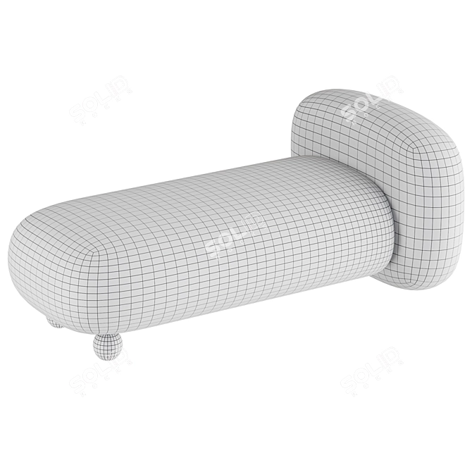 Luxurious MORRO Sofa 3D model image 3