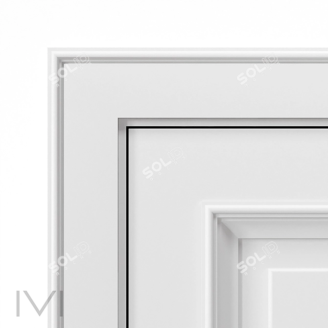 Vienna Series Interior Doors 3D model image 2