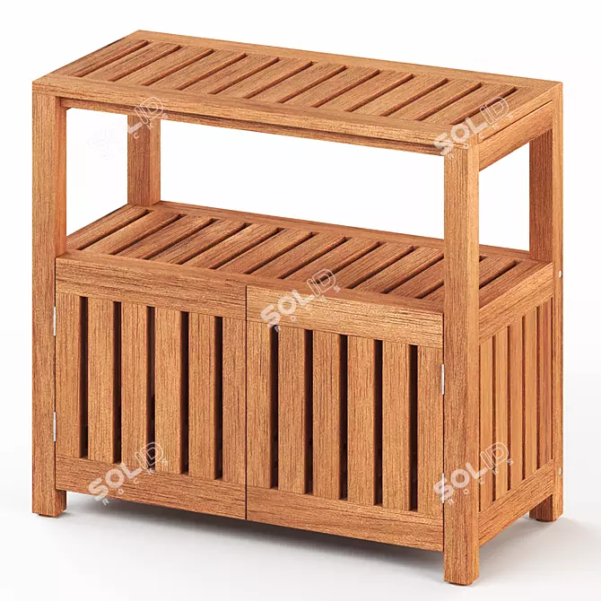 Outdoor NÄMMARÖ Shelving Unit 3D model image 1