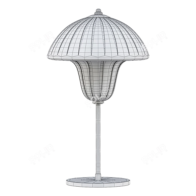 Elegant Juliette Table Lamp 3D model image 2