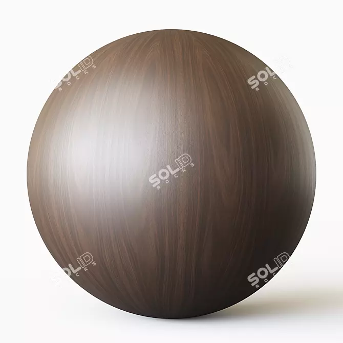 Walnut Wood Texture Seamless 6 Colors 3D model image 6