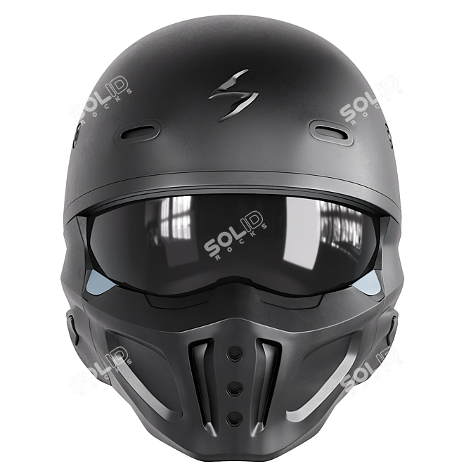 Stealthy ScorpionEXO Covert X Helm 3D model image 3