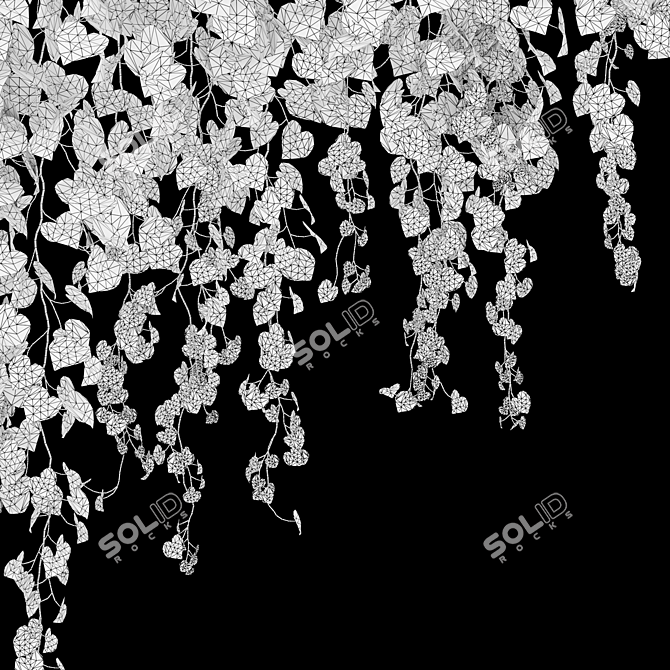 Triple Hanging Plant Collection 3D model image 6