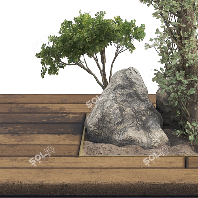  Garden Tree and Bush 132 3D model image 8