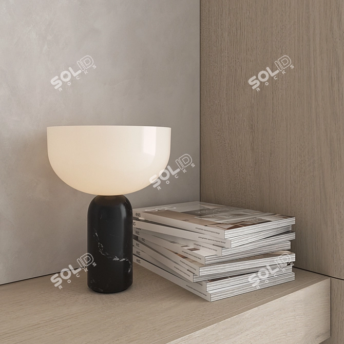 Elegant 3D Wall Panel Set 3D model image 5