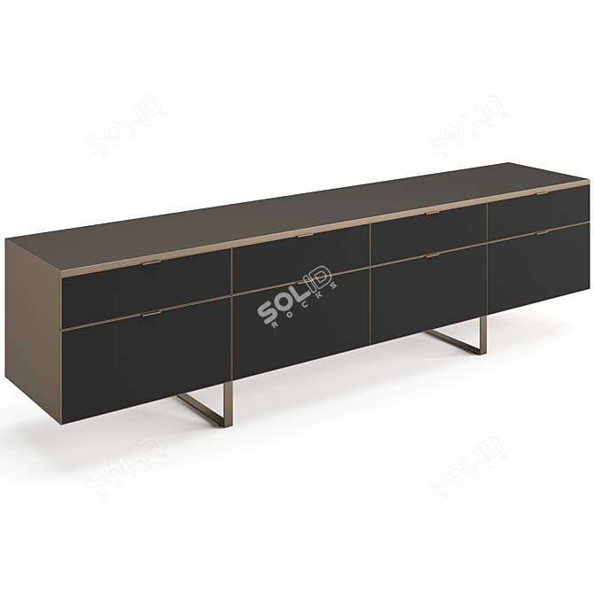 Modern Italian Sideboard by Misuraemme 3D model image 2